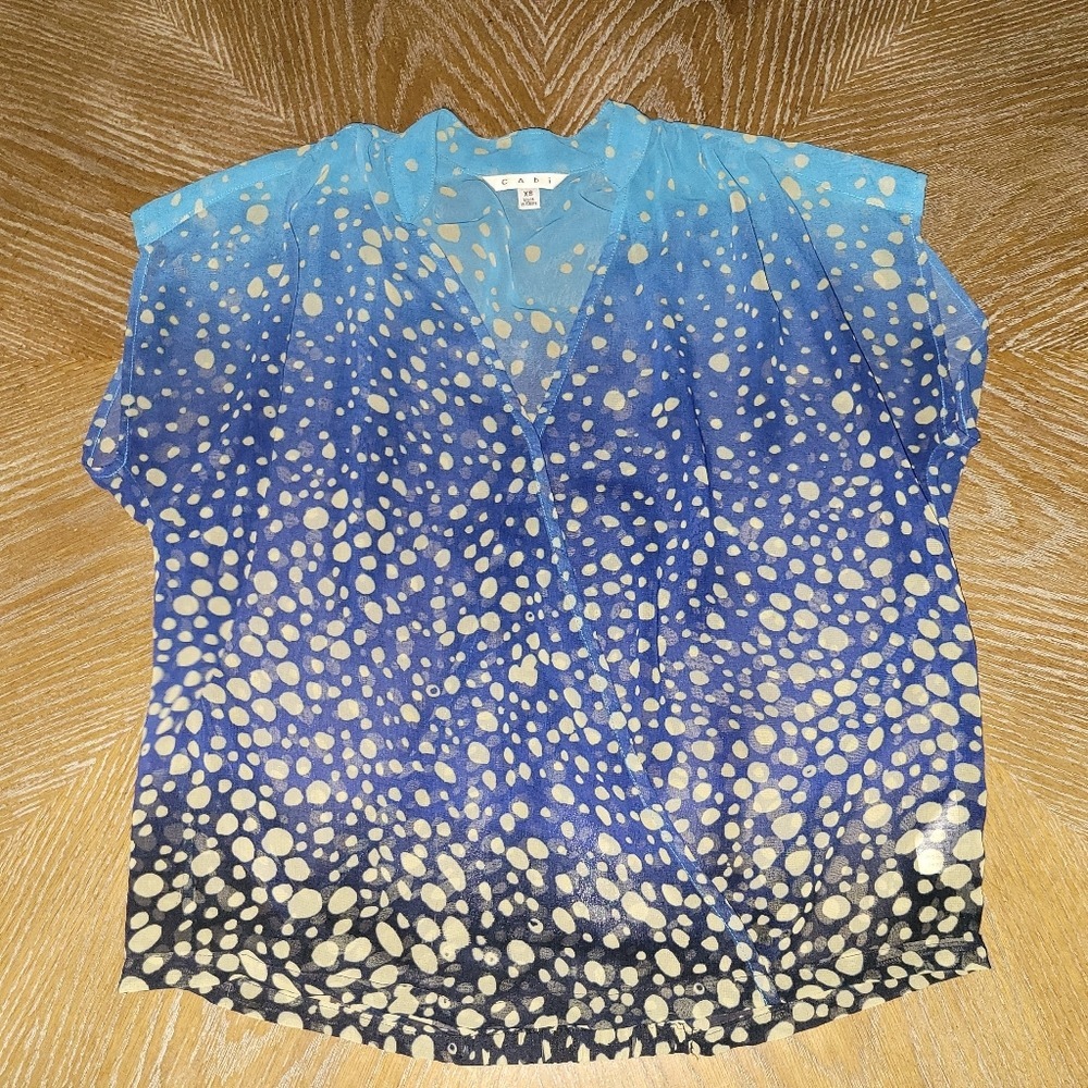 Cabi Sheer Ombre‎ Wrap Top